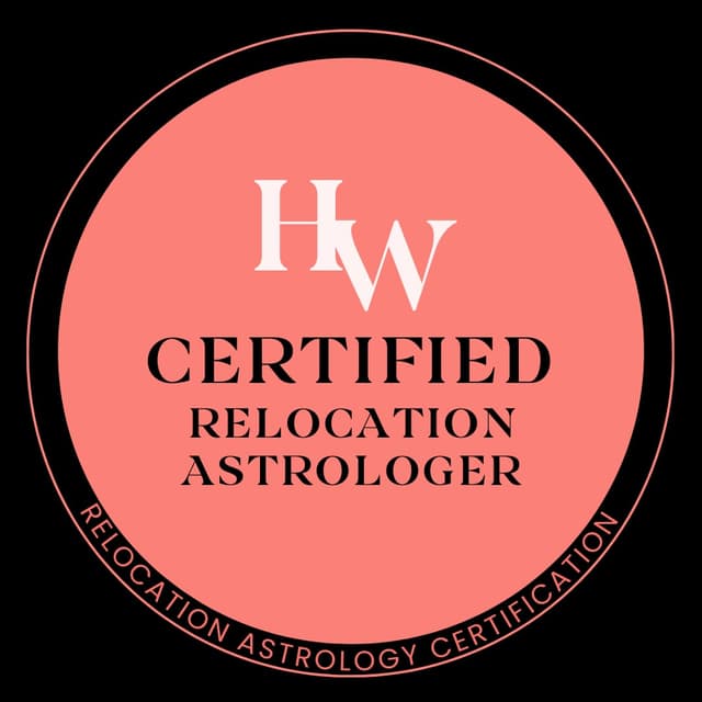 Certified Relocation Astrologer certification badge